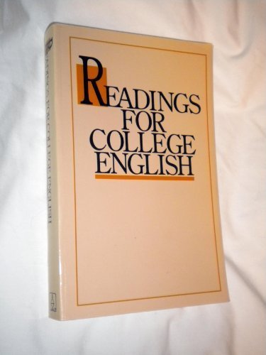 Image for Readings for College English (1990 publication)