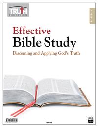 Image for 0190 Effective Bible Study: Discerning and Applying God's Truth Adult Transparency Packet