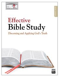 Image for 0192 Effective Bible Study: Discerning and Applying God's Truth Adult Bible Study Book