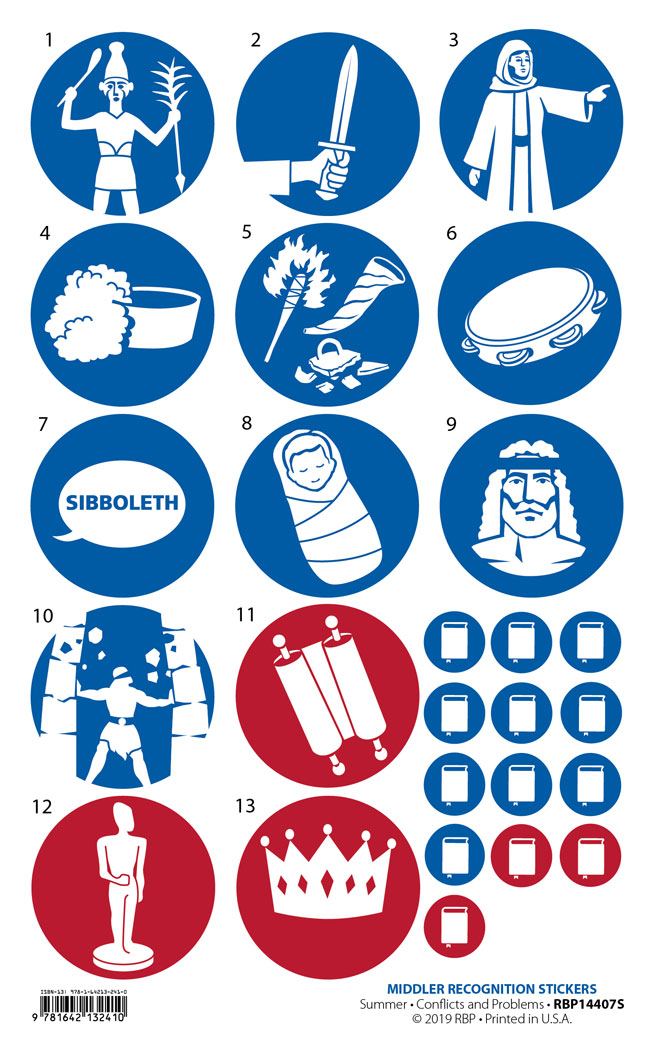 Image for 14407 Recognition Stickers (Pkg. of 5)