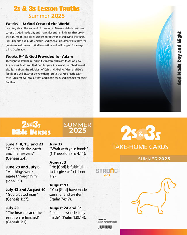 Image for 21063 2s & 3s Take-Home Cards ESV