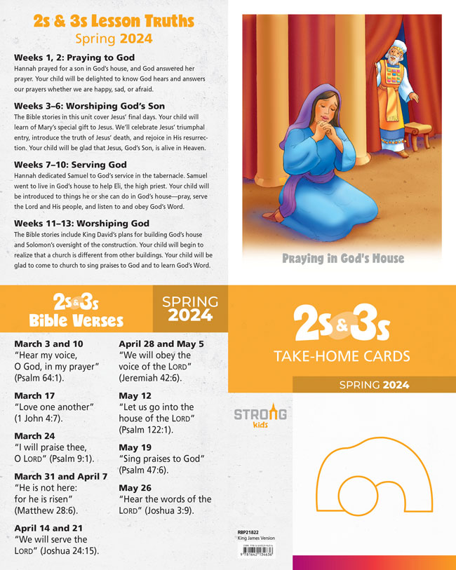 Image for 21078 2s & 3s Take-Home Cards NKJV