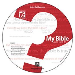 Image for 2629 Senior High Teacher's Resource CD My Bible: Can I Trust It?
