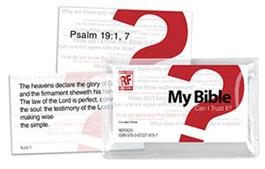Image for 2633 Senior High Memory Verses Card Packet My Bible: Can I Trust It?