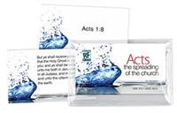 Image for The Spreading of the Church: Acts   Senior High   Memory Verses Card Pack