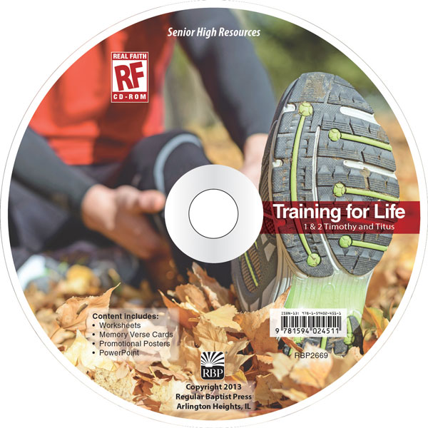 Image for Training for Life: 1 & 2 Timothy and Titus   Senior High   Teacher's Resource CD