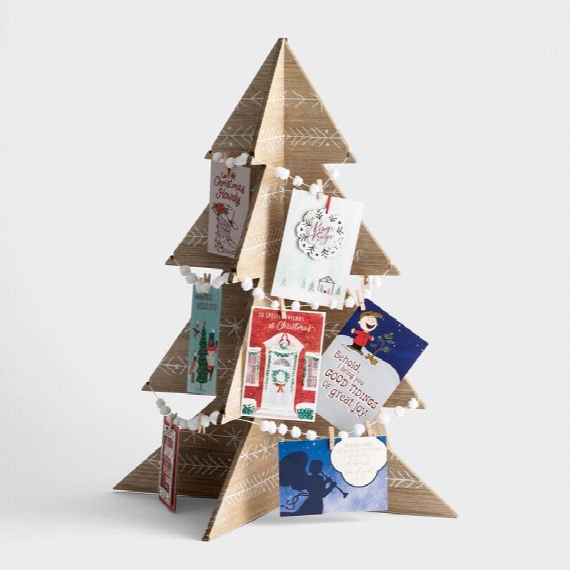 Image for Day Spring Cards Christmas Card Holder-Emmanuel Tree (30') J2353