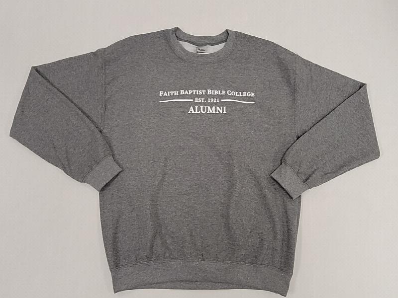 Image for M Graphite Heather Alumni Crew Medium