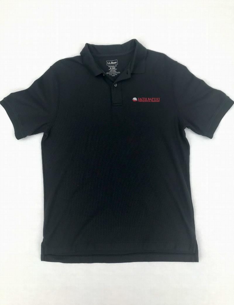 Image for L Black Double L Sem. Polo Large