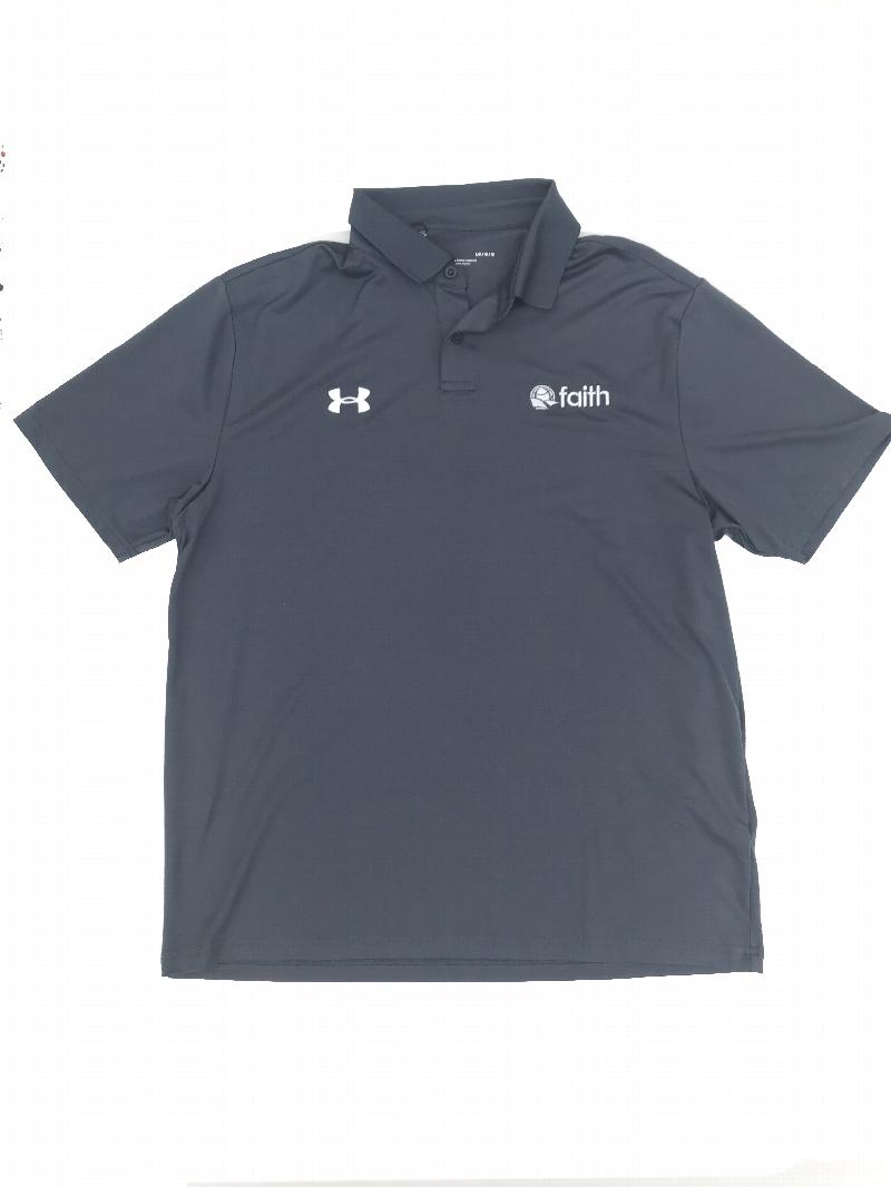 Image for XL Under Armour Men's Team Performance Polo (Stealth Gray, X-Large)